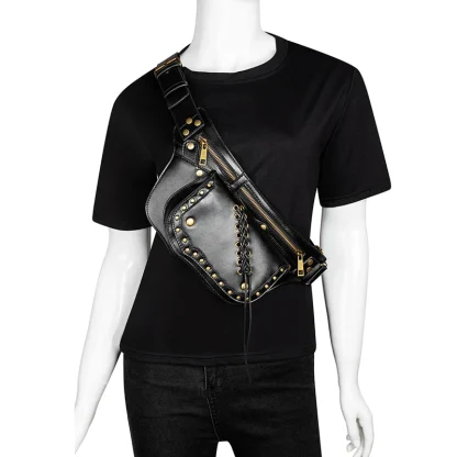Faux Leather Belt Bag - Image 4