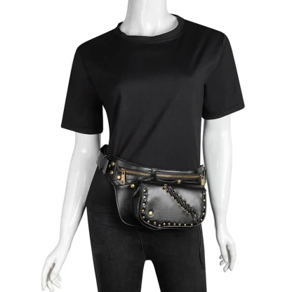 Faux Leather Belt Bag