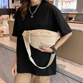 Casual Canvas Waist Chest Bag