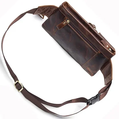 Classic Leather-Like Waist Pack