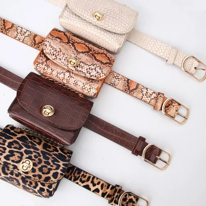 Chain Pocket Waist Belt Bag - Image 3