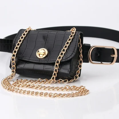 Chain Pocket Waist Belt Bag