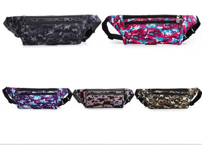 Casual Multicolor Adjustable Fanny Pack - Image 6