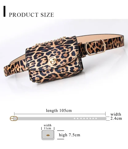 Chain Pocket Waist Belt Bag - Image 6