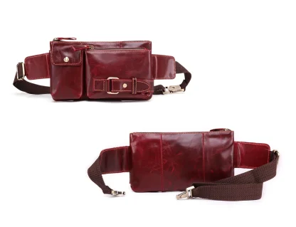 Multi-function Leatherette Waist Belt Bag - Image 2