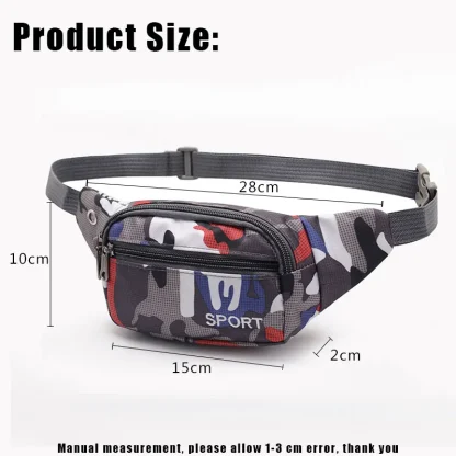 Zip Multipocket Hiking Waist Pack - Image 6
