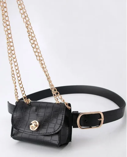 Chain Pocket Waist Belt Bag - Image 4