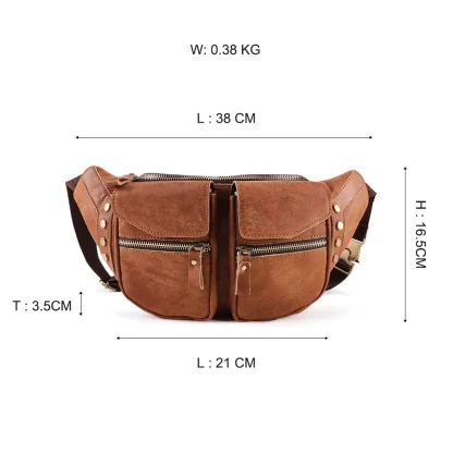 Casual Messenger Chest Waist Pack - Image 3