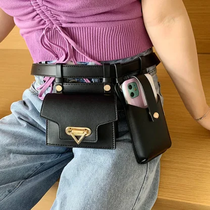 Fashionable Chest Phone Belt Bag - Image 4