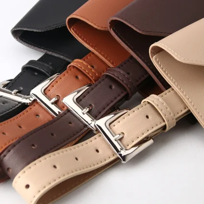 Envelope PU Leather Waist Bag - Image 4