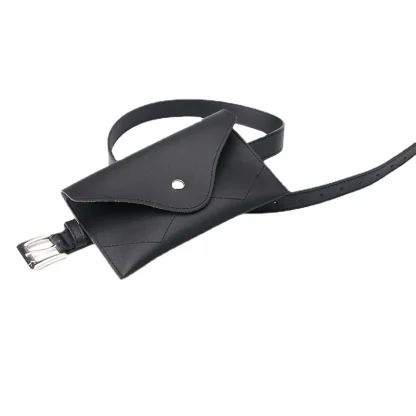Envelope PU Leather Waist Bag