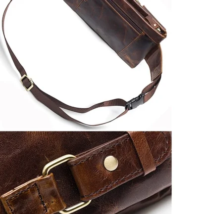 Classic Leather-Like Waist Pack - Image 3