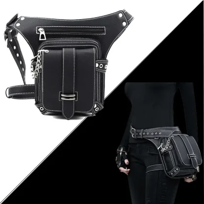 Retro Moto Biker Waist Pack - Image 2