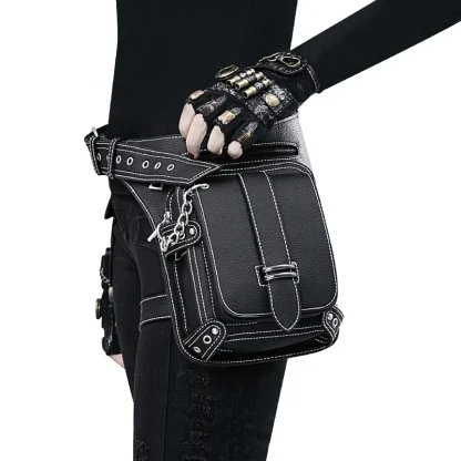 Retro Moto Biker Waist Pack