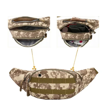 Camouflage Outdoor Utility Fanny Pack - Image 4