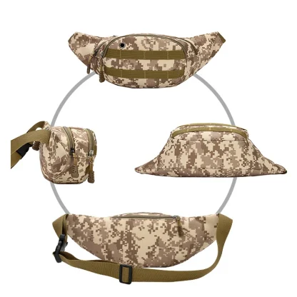 Camouflage Outdoor Utility Fanny Pack - Image 5