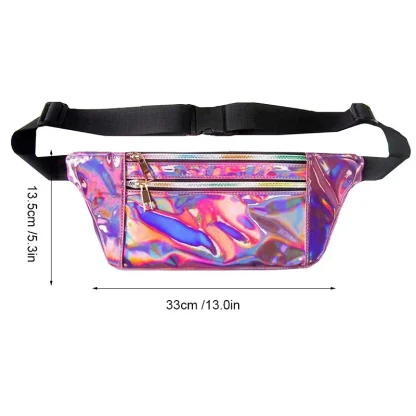 Laser Shiny Color Waist Bag - Image 7