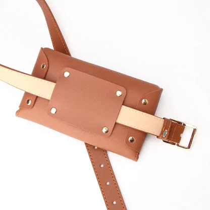 Enveloped Mini PU Waist Pack - Image 2