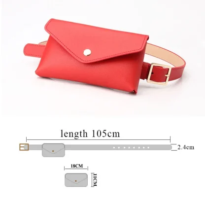 Enveloped Mini PU Waist Pack - Image 6