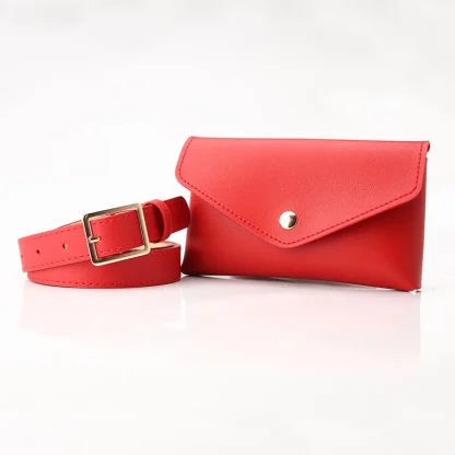 Enveloped Mini PU Waist Pack