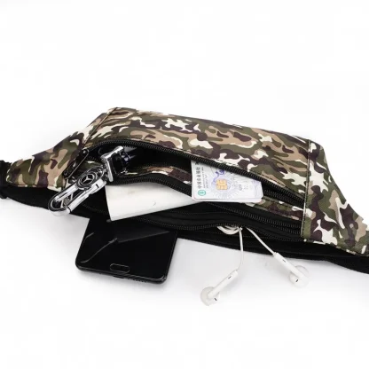 Casual Multicolor Adjustable Fanny Pack - Image 3