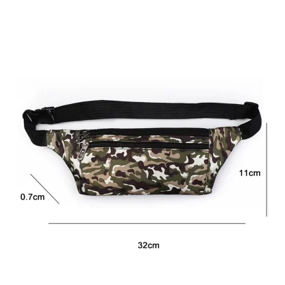Casual Multicolor Adjustable Fanny Pack - Image 7