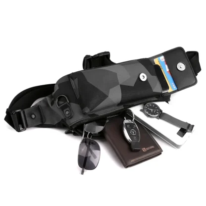 Sporty Diagonal Belt Bag - Image 4