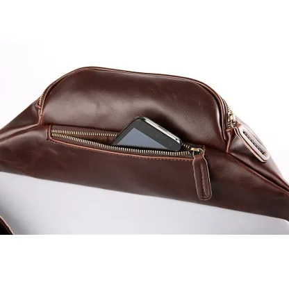 City Sleek Leatherette Fanny Pack - Image 3