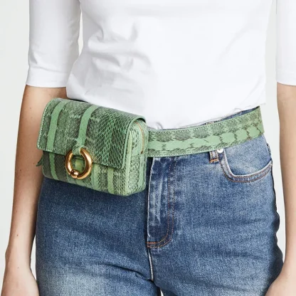 Serpentine Fashion Waist Bag