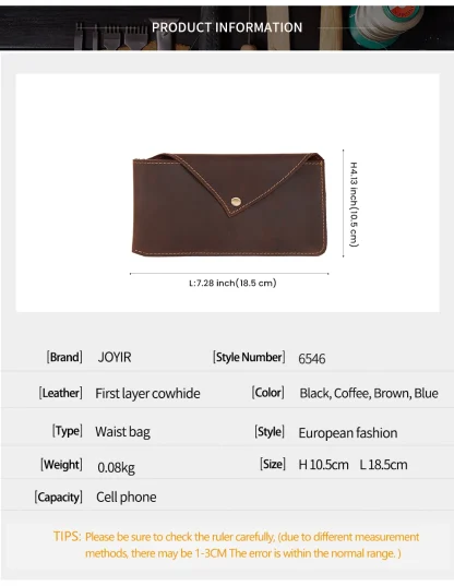Leatherette Money Phone Pouch Belt Bag - Image 3