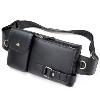 Stylish Belt Bag with Multiple Pockets