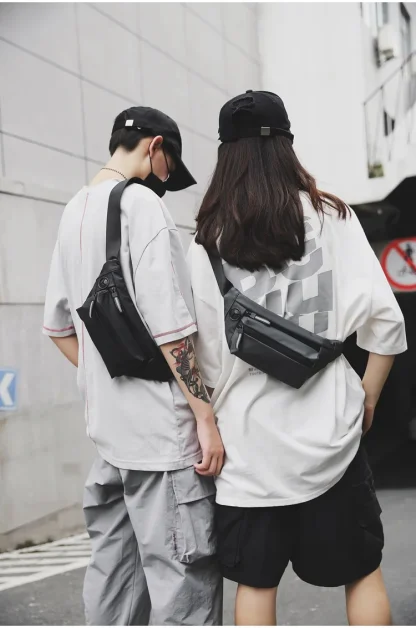 Casual Cross Body Banana Bag - Image 6