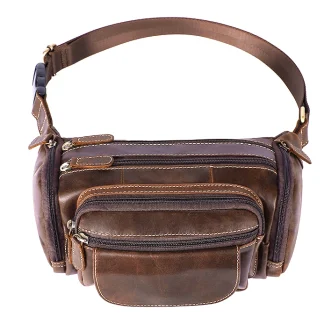 Travel Bum PU Leather Hip Bag
