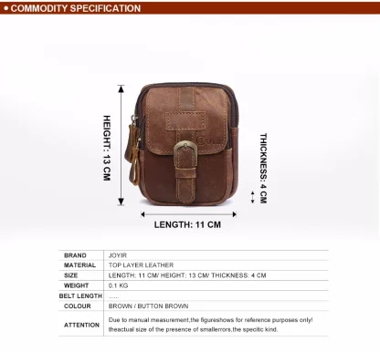Small Faux Leather Belt Bag - Image 7