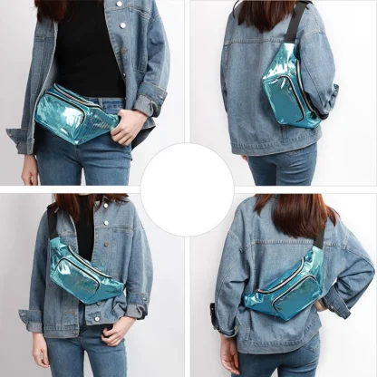 Holographic Trendy Waist Bag - Image 4