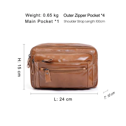 Travel PU Leather Fanny Pack Belt Bag - Image 2