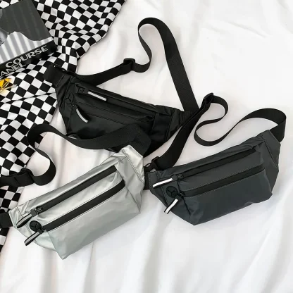 Casual Cross Body Banana Bag - Image 5