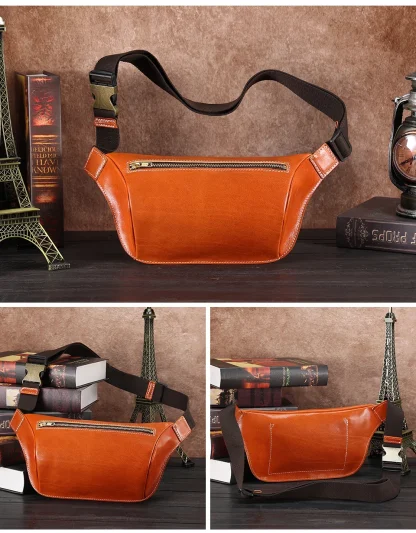Travel Chest Zipper Waist Bag - Image 3