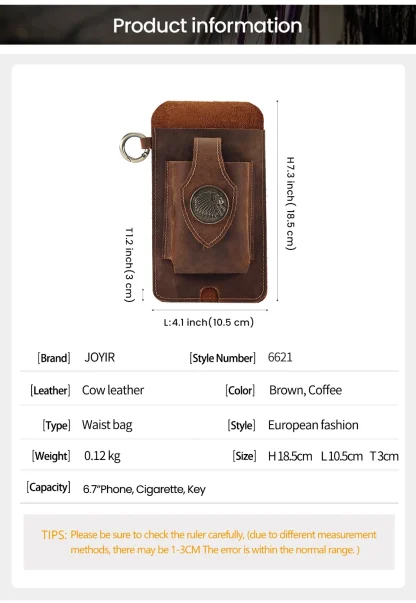 Travel Cell Phone Waist Holster Bag - Image 6