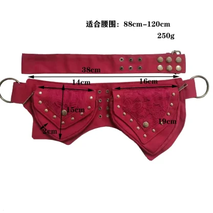 Retro Lace Style Belt Bag - Image 7