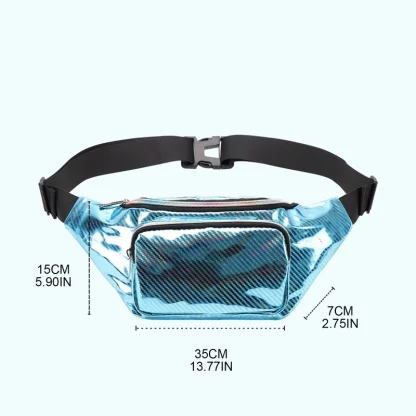 Holographic Trendy Waist Bag - Image 5