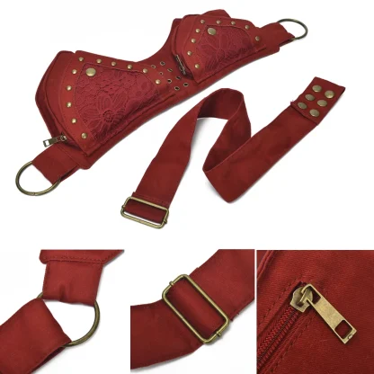 Retro Lace Style Belt Bag - Image 5