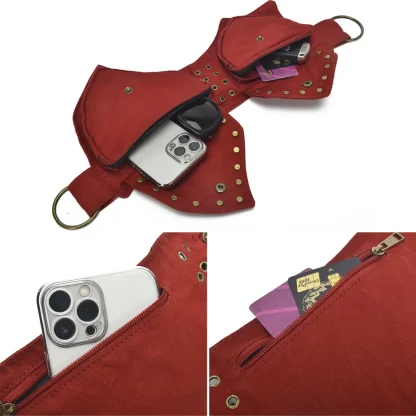 Retro Lace Style Belt Bag - Image 6