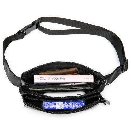 Multi-Zippered Waist Bag - Image 4