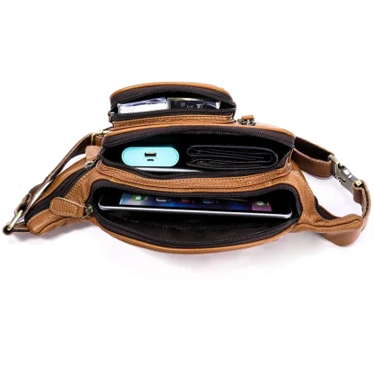 Vintage Style Travel Waist Pack - Image 3