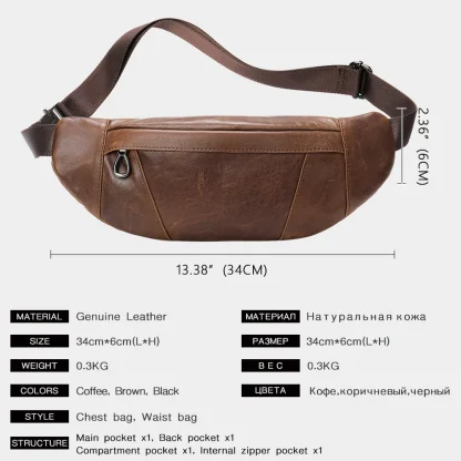 Banana Bag Man Belt Shoulder Bag - Image 3